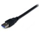StarTech.com Cavo prolunga USB 3.0 SuperSpeed Tipo A da 2m da A ad A MaschioFemmina USB3SEXT2MBK