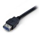 StarTech.com Cavo prolunga USB 3.0 SuperSpeed Tipo A da 2m da A ad A MaschioFemmina USB3SEXT2MBK