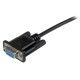 StarTech.com Cavo Seriale RS232 DB9 Null Modem da 2m nero FemminaFemmina SCNM9FF2MBK