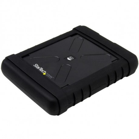 StarTech.com Box Esterno Robusto per Hard Drive Case esterno anti shock USB 3.0 a 2,5 SATA 6Gbps HDDSSD con UASP S251BRU33