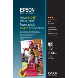 Epson Value Glossy Photo Paper 10x15cm 100 Fogli C13S400039