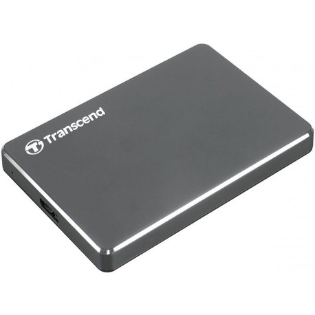 Transcend StoreJet 25C3 disco rigido esterno 1000 GB Grigio TS1TSJ25C3N