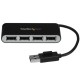 StarTech.com Hub USB 2.0 portatile a 4 porte con cavo integrato Perno e Concentratore USB compatto Mini Hub USB2.0 ...