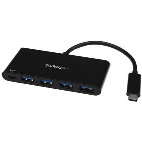 StarTech.com HB30C4AFPD hub di interfaccia USB 3.2 Gen 1 3.1 Gen 1 Type C 5000 Mbits Nero