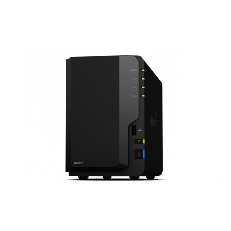 Synology DiskStation DS218 server NAS e di archiviazione Desktop Collegamento ethernet LAN Nero RTD1296