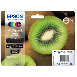 Epson Kiwi Multipack 5 colours 202 Claria Premium Ink C13T02E74020