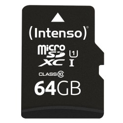 Intenso 3423490 memoria flash 64 GB MicroSDXC UHS I Classe 10 INT3423490