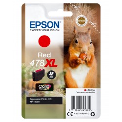 Epson Squirrel Singlepack Red 478XL Claria Photo HD Ink C13T04F54010