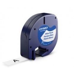 DYMO 12mm LetraTAG Plastic tape nastro per etichettatrice S0721660