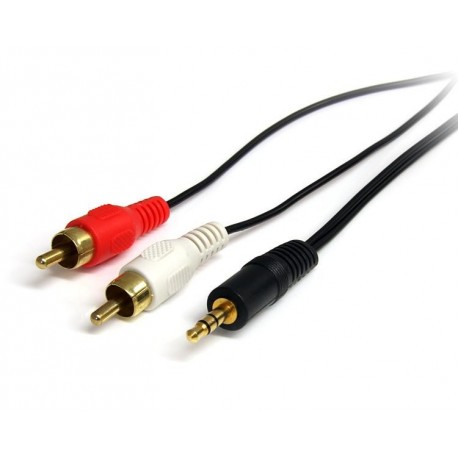 StarTech.com Cavo audio stereo 3,5 mm a 2x RCA MM MU6MMRCA