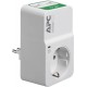 APC PM1WU2 IT protezione da sovraccarico Bianco 1 presae AC 230 V