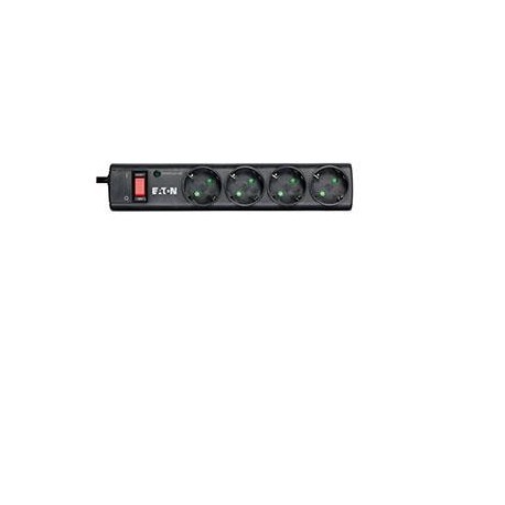 Eaton PS4D protezione da sovraccarico Nero, Bianco 4 presae AC 220 250 V 1 m