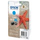Epson Singlepack Cyan 603XL Ink C13T03A24020