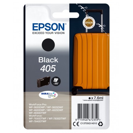 Epson Singlepack Black 405 DURABrite Ultra Ink C13T05G14010