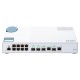 QNAP QSW M408 2C switch di rete Gestito L2 10G Ethernet 100100010000 Bianco