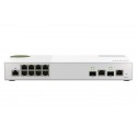 QNAP QSW-M2108-2C switch di rete Gestito L2 2.5G Ethernet 10010002500 Grigio, Bianco