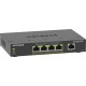 Netgear 5 Port Gigabit Ethernet High Power PoE Plus Switch GS305EPP Gestito L2L3 Gigabit Ethernet 101001000 Supporto...