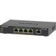 Netgear 5 Port Gigabit Ethernet PoE Plus Switch GS305EP Gestito L2L3 Gigabit Ethernet 101001000 Supporto Power over ...