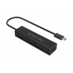 Conceptronic HUBBIES07B hub di interfaccia USB 3.2 Gen 1 3.1 Gen 1 Type C 5000 Mbits Nero