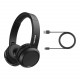 Philips 4000 series TAH4205BK00 cuffia e auricolare Wireless A Padiglione Musica e Chiamate USB tipo C Bluetooth Nero