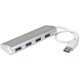 StarTech.com Hub USB 3.0 a 4 porte compatto e portatile con cavo integrato ST43004UA