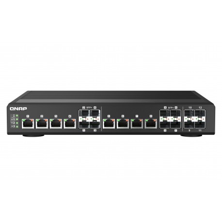 QNAP QSW IM1200 8C switch di rete Gestito L2 Nessuno Nero