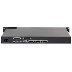 APC KVM0108A switch per keyboard video mouse kvm Montaggio rack Nero