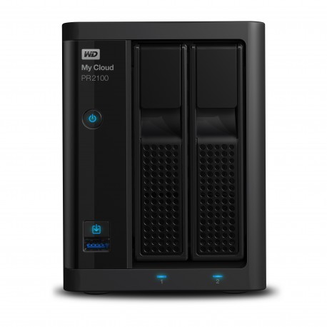 Western Digital My Cloud PR2100 NAS Desktop Collegamento ethernet LAN Nero N3710 WDBBCL0040JBK EESN