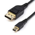 StarTech.com Cavo da Mini DisplayPort a DisplayPort 1.4 certificato VESA da 2m- 8K 60Hz HBR3 HDR - Cavo da mDP a DP 1.4 ...