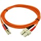 StarTech.com Cavo patch duplex in fibra multimodale 50125 2 m LC SC 50FIBLCSC2