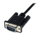 StarTech.com Cavo seriale null modem DB9 RS232 nero 2 m FM SCNM9FM2MBK