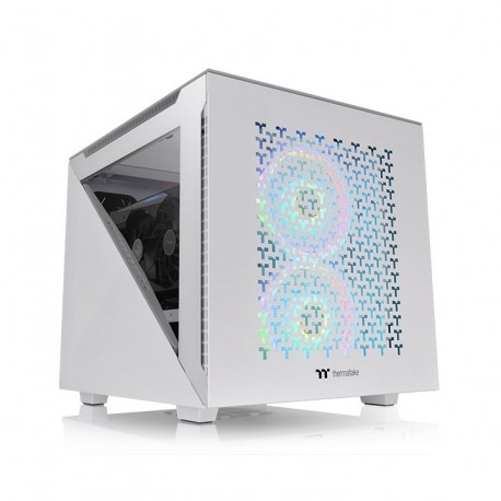 Thermaltake Divider 200 TG Air Snow Micro Micro Tower Bianco CA 1V1 00S6WN 01