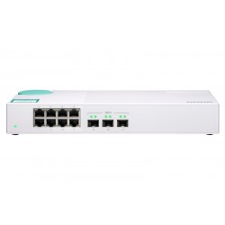 QNAP QSW 308S switch di rete Non gestito Gigabit Ethernet 101001000 Bianco