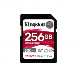 Kingston Technology Canvas React Plus 256 GB SD UHS II Classe 10 SDR2256GB