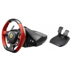 Thrustmaster Ferrari 458 Spider Nero, Rosso Sterzo Pedali Xbox One 4460105