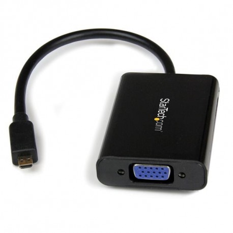 StarTech.com Adattatore convertitore Micro HDMI a VGA con audio per smartphoneultrabooktablet 1920x1200 MCHD2VGAA2