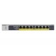 Netgear GS108LP No gestito Gigabit Ethernet 101001000 Nero, Grigio 1U Supporto Power over Ethernet PoE GS108LP 100EUS