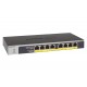 Netgear GS108LP No gestito Gigabit Ethernet 101001000 Nero, Grigio 1U Supporto Power over Ethernet PoE GS108LP 100EUS