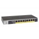 Netgear GS108LP No gestito Gigabit Ethernet 101001000 Nero, Grigio 1U Supporto Power over Ethernet PoE GS108LP 100EUS