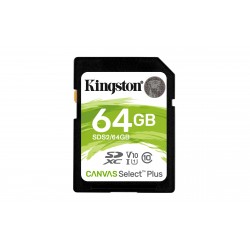 Kingston Technology Canvas Select Plus 64 GB SDXC UHS I Classe 10 SDS264GB