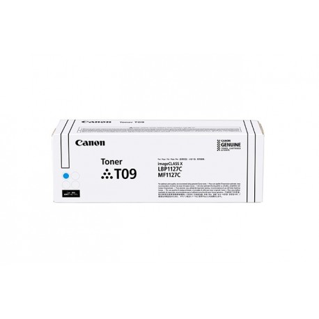 Canon T09 cartuccia toner 1 pz Originale Ciano 3019C006