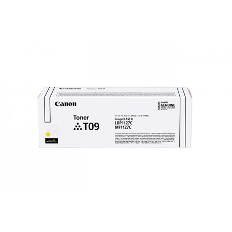 Canon TONER T09 Y cartuccia toner 1 pz Originale Giallo 3017C006