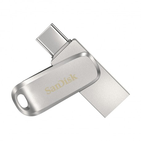 Sandisk Ultra Dual Drive Luxe unit flash USB 256 GB USB Type A USB Type C 3.2 Gen 1 3.1 Gen 1 Acciaio inossidabile ...