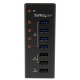 StarTech.com Hub USB 3.0 alimentato a 4 porte con 3 porte di ricarica USB dedicate 2 x 1A e 1 x 2A Box esterno in ...
