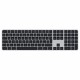 Apple Magic Keyboard in silicone con Touch ID e Tastiera numerica per Mac Nera Italiano MMMR3TA