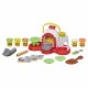 Hasbro Kitchen Creations La Pizzeria, playset con 5 vasetti di pasta da modellare E4576EU4