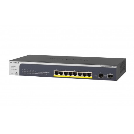 Netgear GS510TPP Gestito L2L3L4 Gigabit Ethernet 101001000 Supporto Power over Ethernet PoE Nero GS510TPP 100EUS