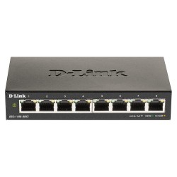 D Link DGS 1100 08V2 switch di rete Gestito Gigabit Ethernet 101001000 Nero