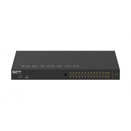 Netgear M4250 26G4XF PoE Gestito Gigabit Ethernet 101001000 Supporto Power over Ethernet PoE 1U Nero GSM4230PX 100EUS