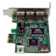 StarTech.com Scheda Pci Express basso prfilo con 4 porte USB 2.0 ad alta velocit PEXUSB4DP